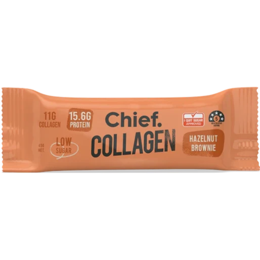 Collagen Protein Hazelnut Brownie Bar