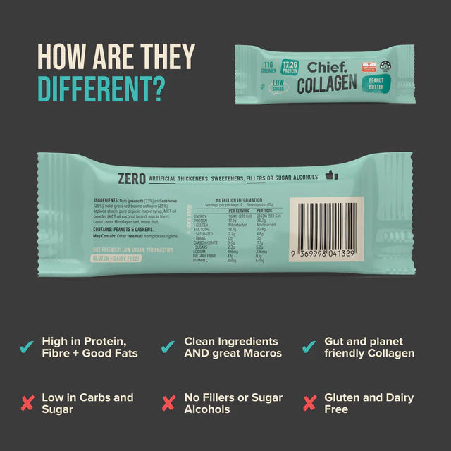 Collagen Protein Peanut Butter Bar