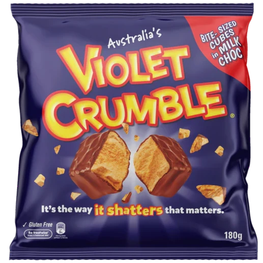 Violet Crumble Cubes