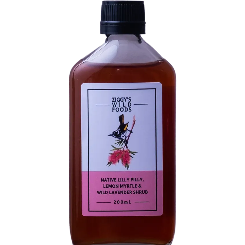Native Lilly Pilly, Lemon Myrtle & Wild Lavender Drinking Shrub