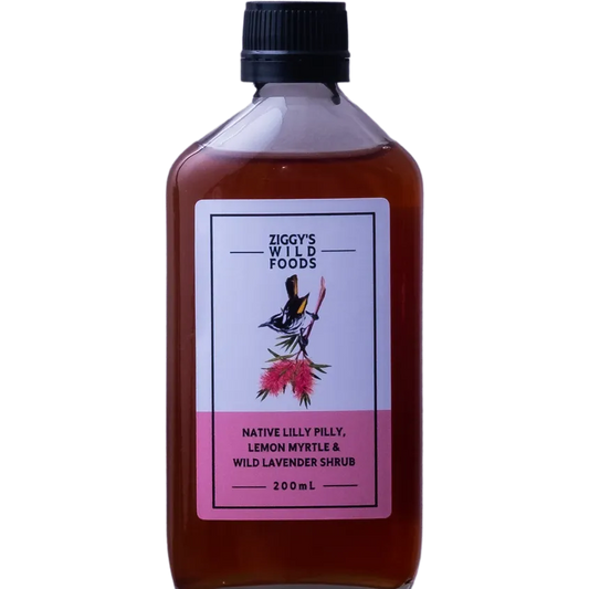 Native Lilly Pilly, Lemon Myrtle & Wild Lavender Drinking Shrub