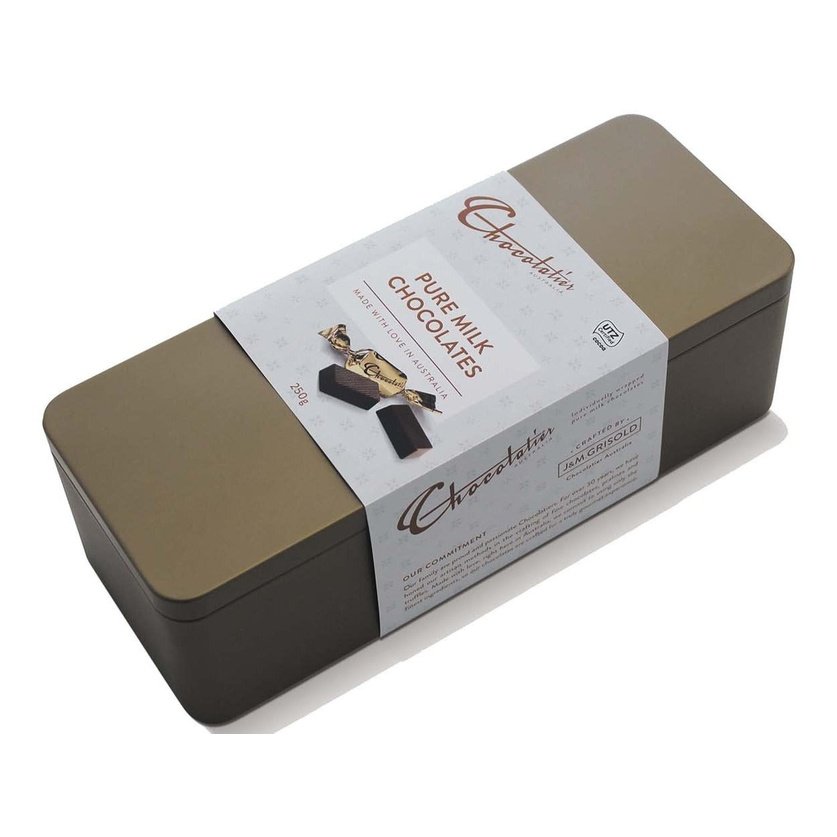 Pure Indulgence Milk Chocolate Twist Wrap Gift Tin