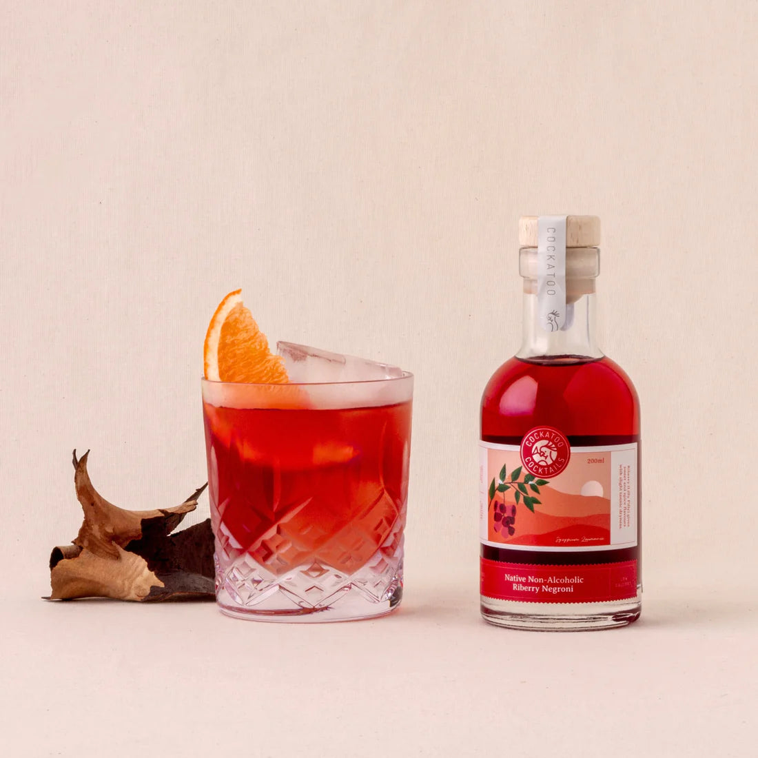 Non-alcoholic Riberry Negroni