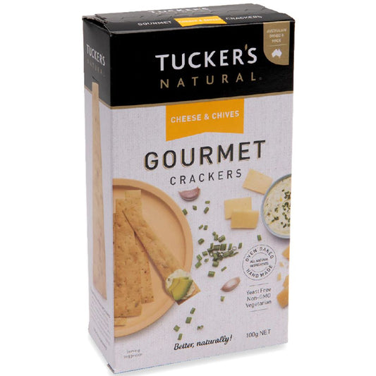 Cheese & Chives Gourmet Crackers